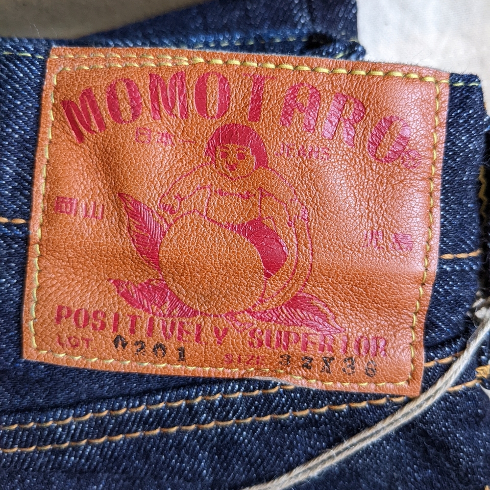 Momotaro Jeans Size 32 NWT selvage raw